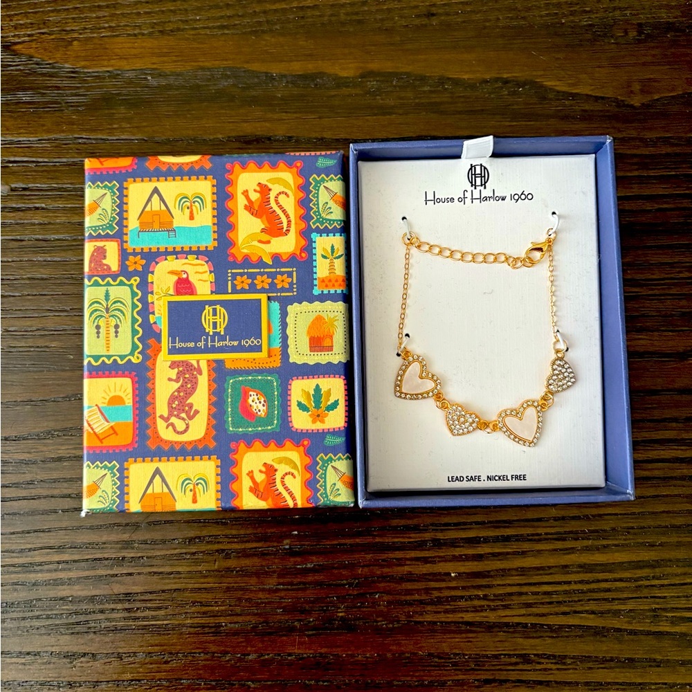 NEW House of Harlow 1960 gold bracelet